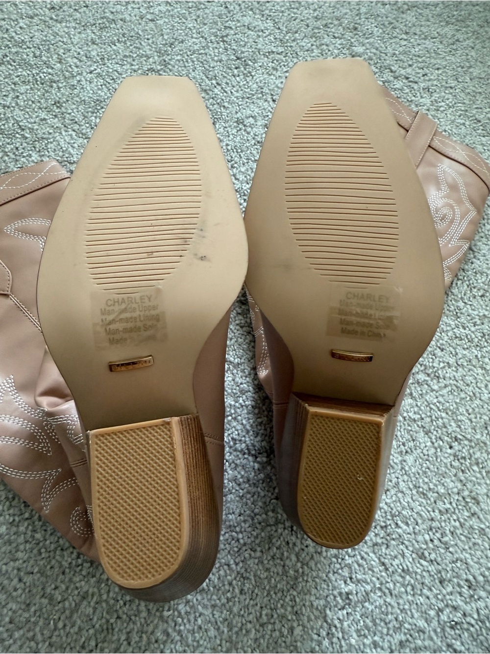 NEW Billini Charley Rose Clay Knee-High Western Boots 8 - Picture 4 of 5